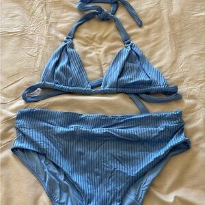 Monday Swimwear Dream Blue VV Set (top, bottom, sarong)